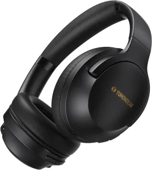 Over Ear Headphones Wireless 80H Playtime, Bluetooth Headphones Over Ear with 3 EQ Modes, Built-in ENC Mic,Deep Bass, HiFi Stereo Foldable 5.4 Bluetooth Headset for Phone PC Travel Gym Workout Office