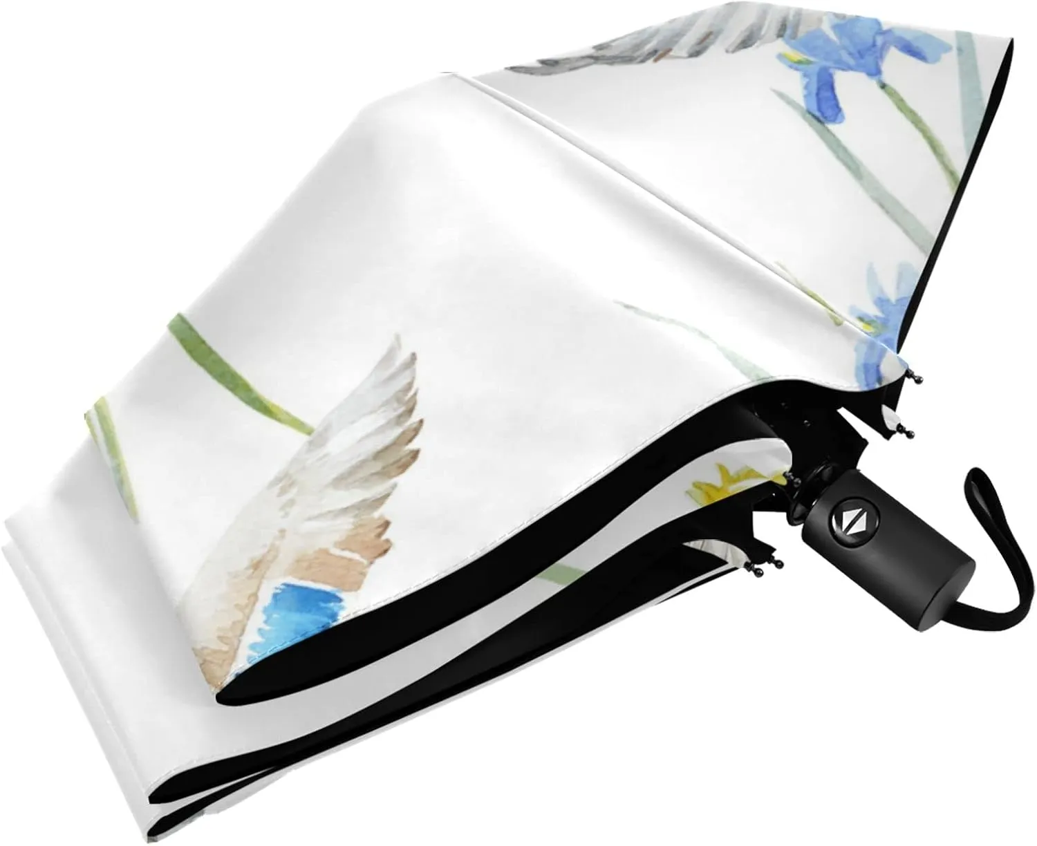 Oyihfvs Automatic Windproof Waterproof Umbrella, Folding Umbrella Reinforced Portable Compact UV Protection Sun rain Auto Open/Close