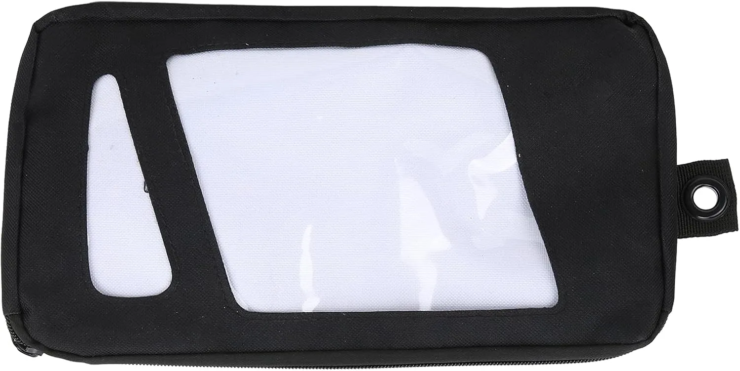 Padded Fin Wallet & Key Fin Storage, 10in Black Surfboard Fin Storage Bag Handbag for Water Sports Accessories