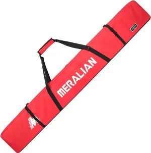 Padded Ski Bag,Waterproof Full Padded Single Ski Travel Bag with Adjustable Shoulder Strap.