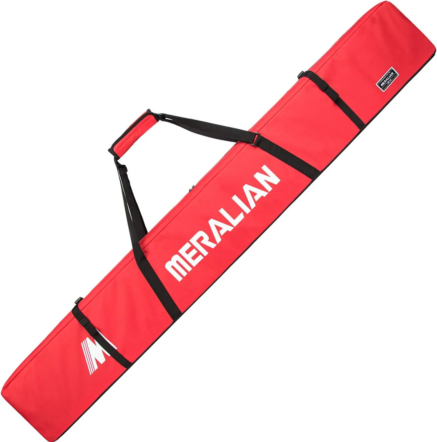Padded Ski Bag,Waterproof Full Padded Single Ski Travel Bag with Adjustable Shoulder Strap.