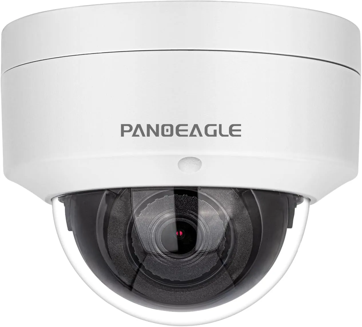 PANOEAGLE 8MP 4K Dome Vandal Proof PoE IP Camera, Compatible with Hikvision Security Camera Outdoor, Built-in Mic, Human Vehicle Detection, 98ft EXIR 2.0 Night Vision, 2.8mm Lens, IP67, IK10