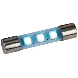 Parts Express LED Fuse Lamp for Marantz Sansui Kenwood Yamaha Sony - Cool Blue 8 Volt 5 Pack