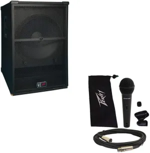 Peavey SP 118 Pro Audio DJ Passive 2400W 18" PA Sub Subwoofer & PVi 100 Mic New