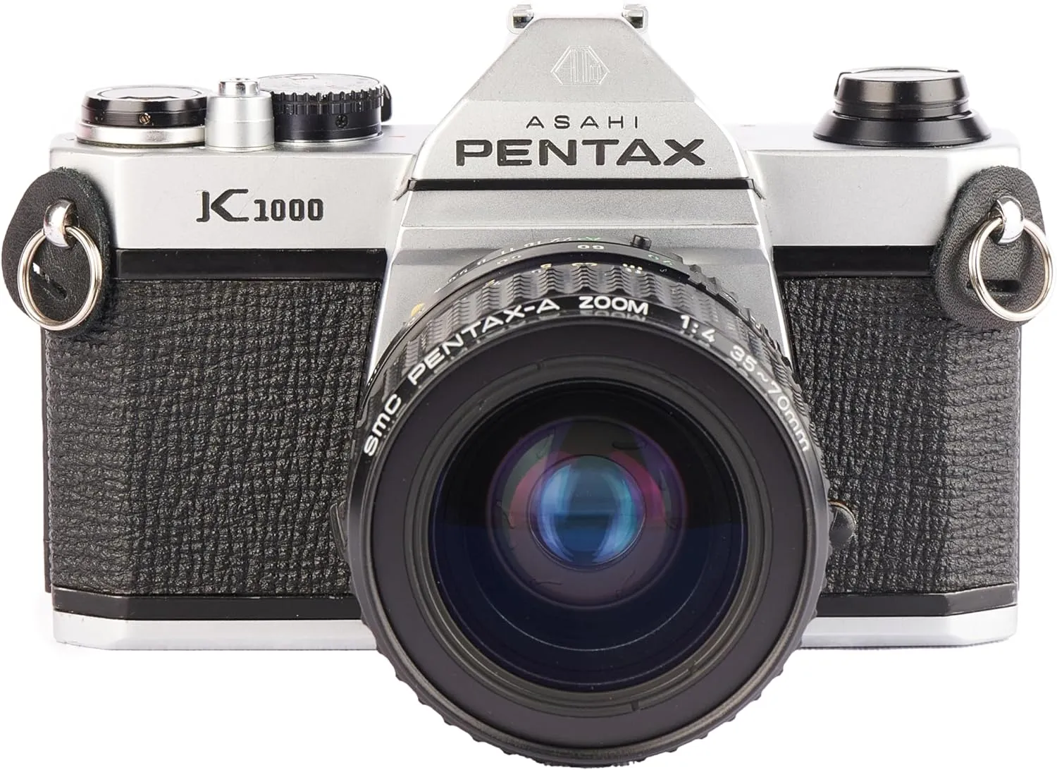 Pentax K1000 Manual Focus SLR Film Camera with Pentax 50mm Lens