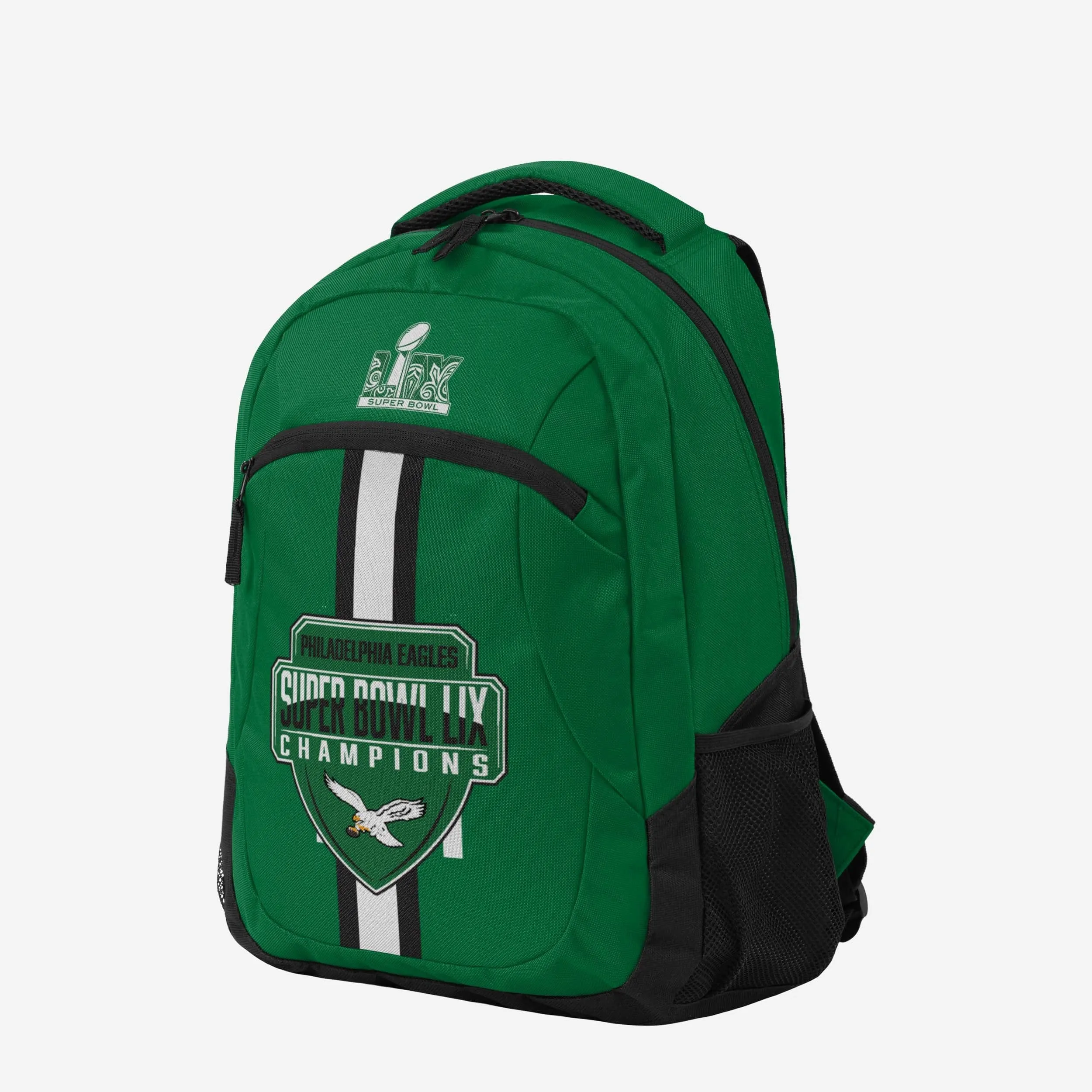 Philadelphia Eagles Super Bowl LIX Champions Kelly Green Action Backpack