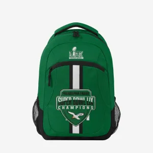 Philadelphia Eagles Super Bowl LIX Champions Kelly Green Action Backpack