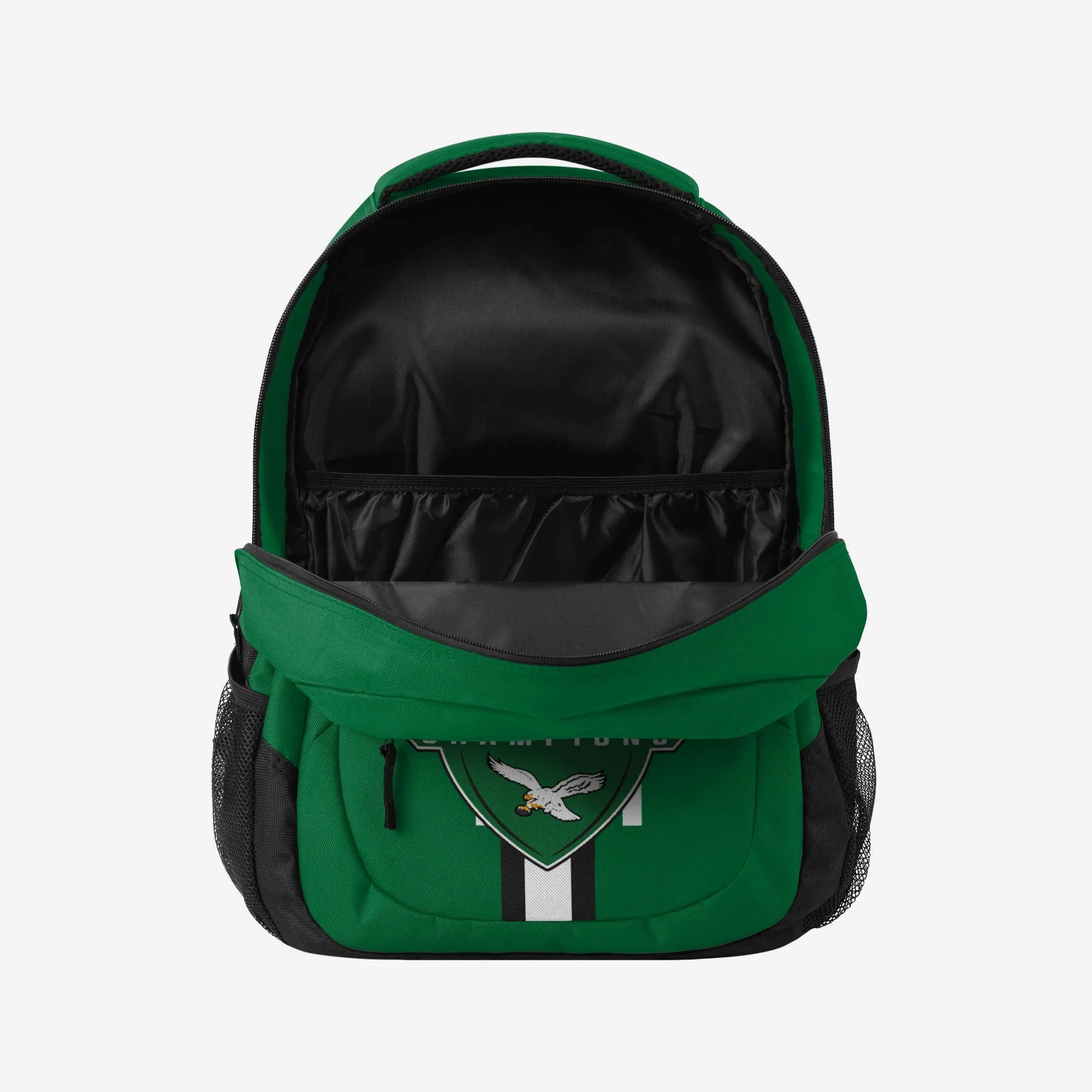 Philadelphia Eagles Super Bowl LIX Champions Kelly Green Action Backpack
