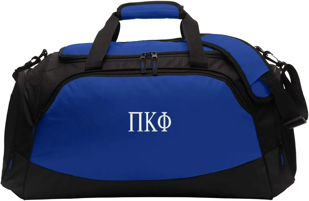 Pi Kappa Phi Active Duffel - Pi Kapp Travel Bag (Large 15"H x 29"S x 13"D, Royal)