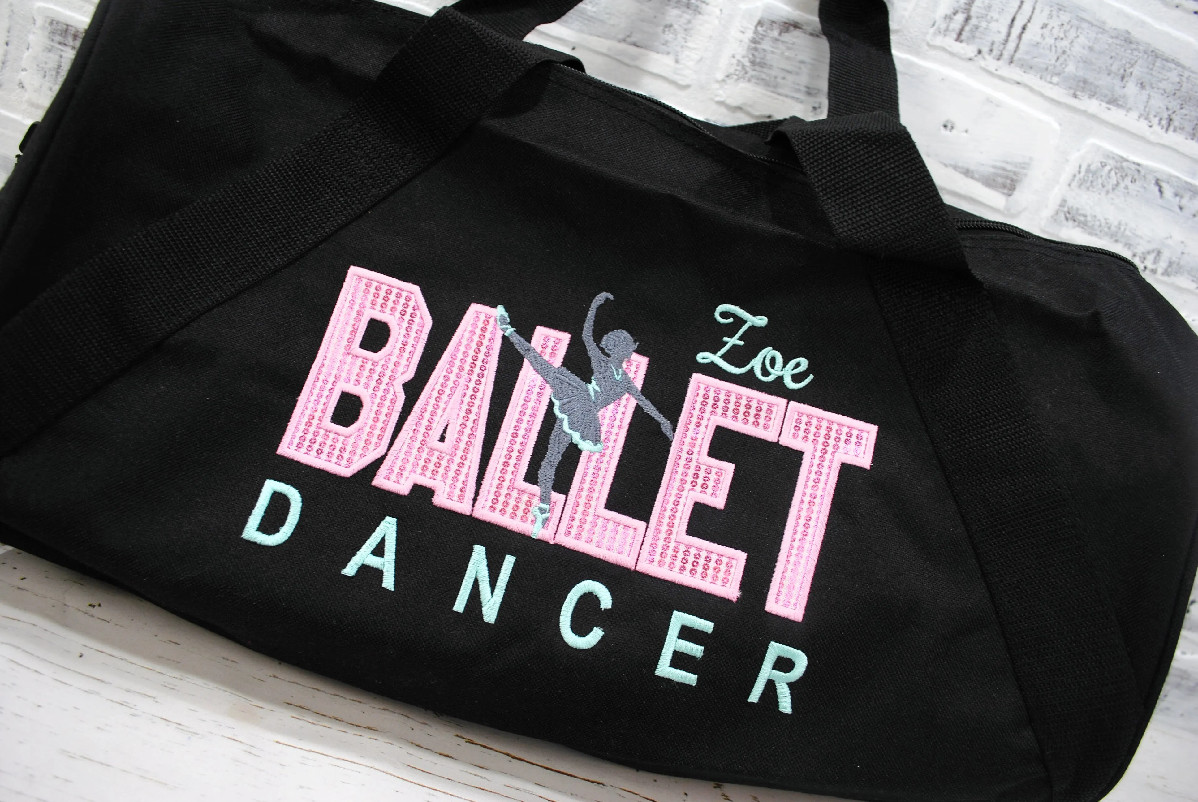 Pink Ballet Dance Tote or Duffle Bag