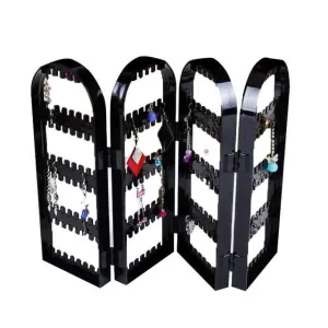 Plastic Clear Studs  Earring Jewelry Display Rack Stand Holder