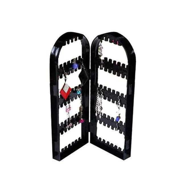 Plastic Clear Studs  Earring Jewelry Display Rack Stand Holder