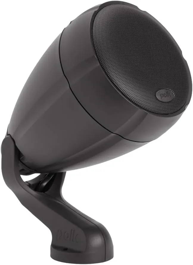 Polk Audio Atrium SAT300 Compact Outdoor Loudspeaker 2 Pack Bundle, Features 3-1/2" Long-Throw Midrange Woofer & 3/4" Composite Dome Neodymium Tweeter, Waterproof Housing, Chestnut Brown, Bundle