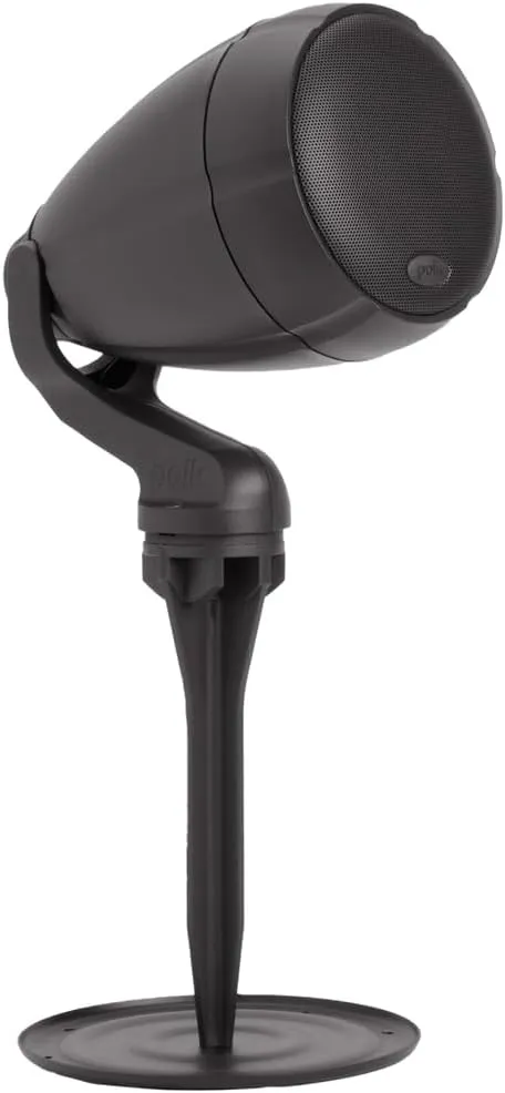 Polk Audio Atrium SAT300 Compact Outdoor Loudspeaker, Features 3-1/2" Long-Throw Midrange Woofer & 3/4" Composite Dome Neodymium Tweeter, Anti-Theft Speaker, Waterproof Housing, Chestnut Brown