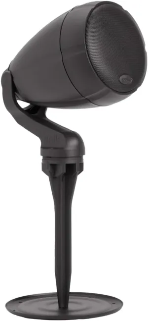 Polk Audio Atrium SAT300 Compact Outdoor Loudspeaker, Features 3-1/2" Long-Throw Midrange Woofer & 3/4" Composite Dome Neodymium Tweeter, Anti-Theft Speaker, Waterproof Housing, Chestnut Brown