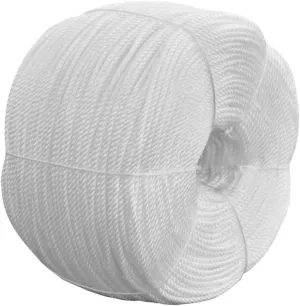 Polyethylene High-Strength Rope White Outdoor Tying Truck Rope Anti-Corrosion, Sun-Proof, Wear-Resistant, Heavy-Duty(Size:8mm 10M)