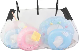 Pool Floats Storage Bag | Hanging Pool Storage Bag | Multipurpose Swimming Pool Mesh Organizer | Swimming Pool Accessories Toy Organizer for Inflatables, Pool Toys, Floats, Football, Basketballs