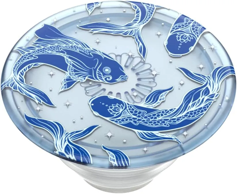PopSockets Plant-Based Phone Grip with Expanding Kickstand, Eco-Friendly - Comic Koi