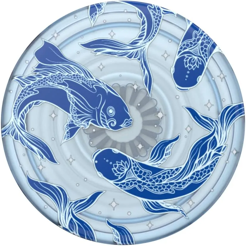 PopSockets Plant-Based Phone Grip with Expanding Kickstand, Eco-Friendly - Comic Koi