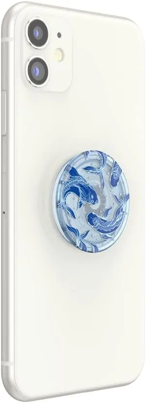 PopSockets Plant-Based Phone Grip with Expanding Kickstand, Eco-Friendly - Comic Koi