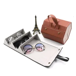 Portable Multi-Slot Glasses Organizer