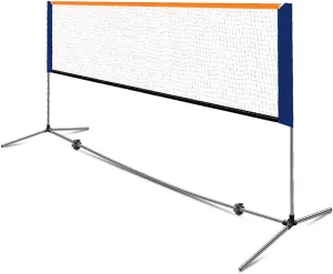 Portable Multifunctional Badminton Net Set | Adjustable Height with Carrying Bag | Easy Install Badminton Equipment