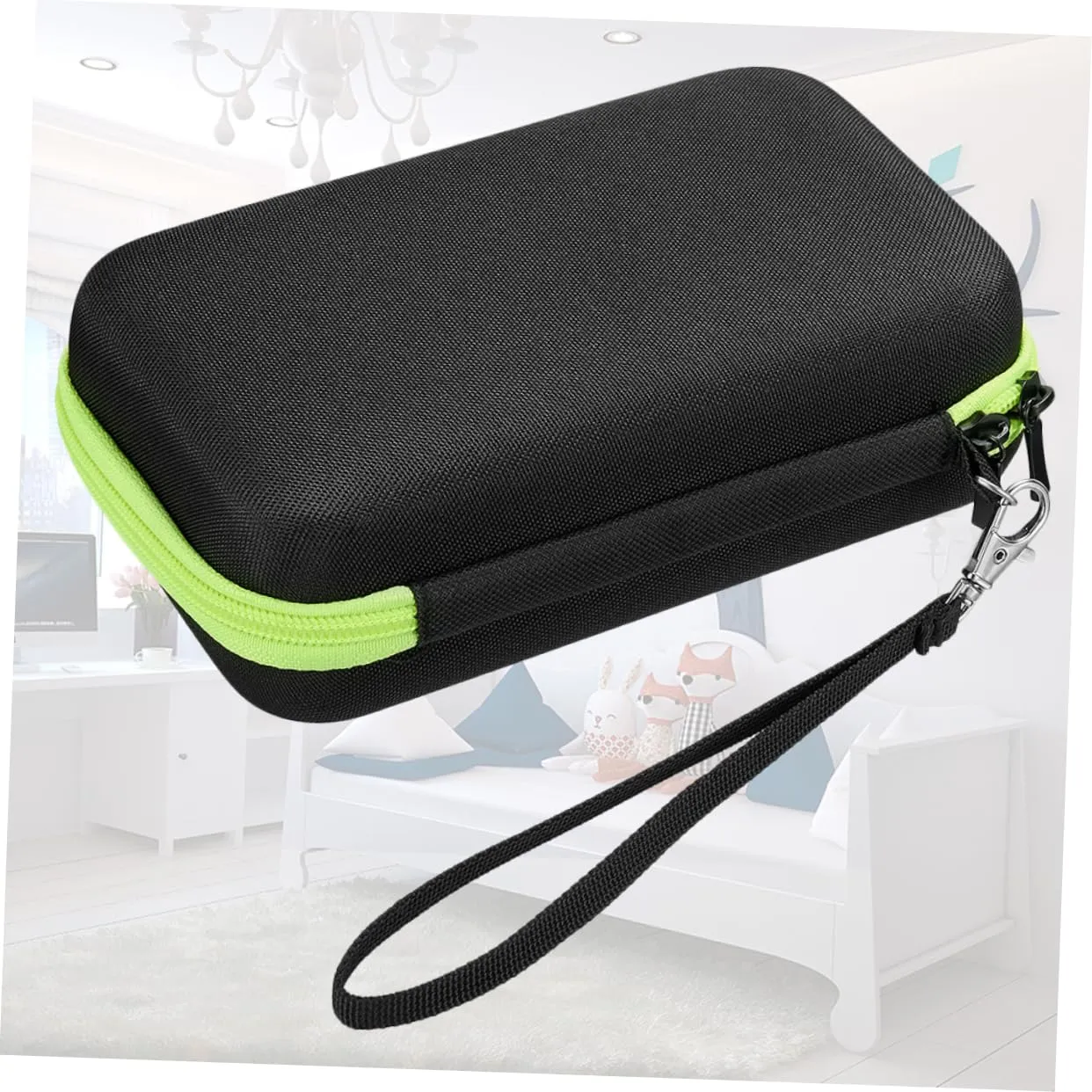 Portable Non Storage Bag Shockproof Protective Case Lanyard Bag Zipper Travel Organizer