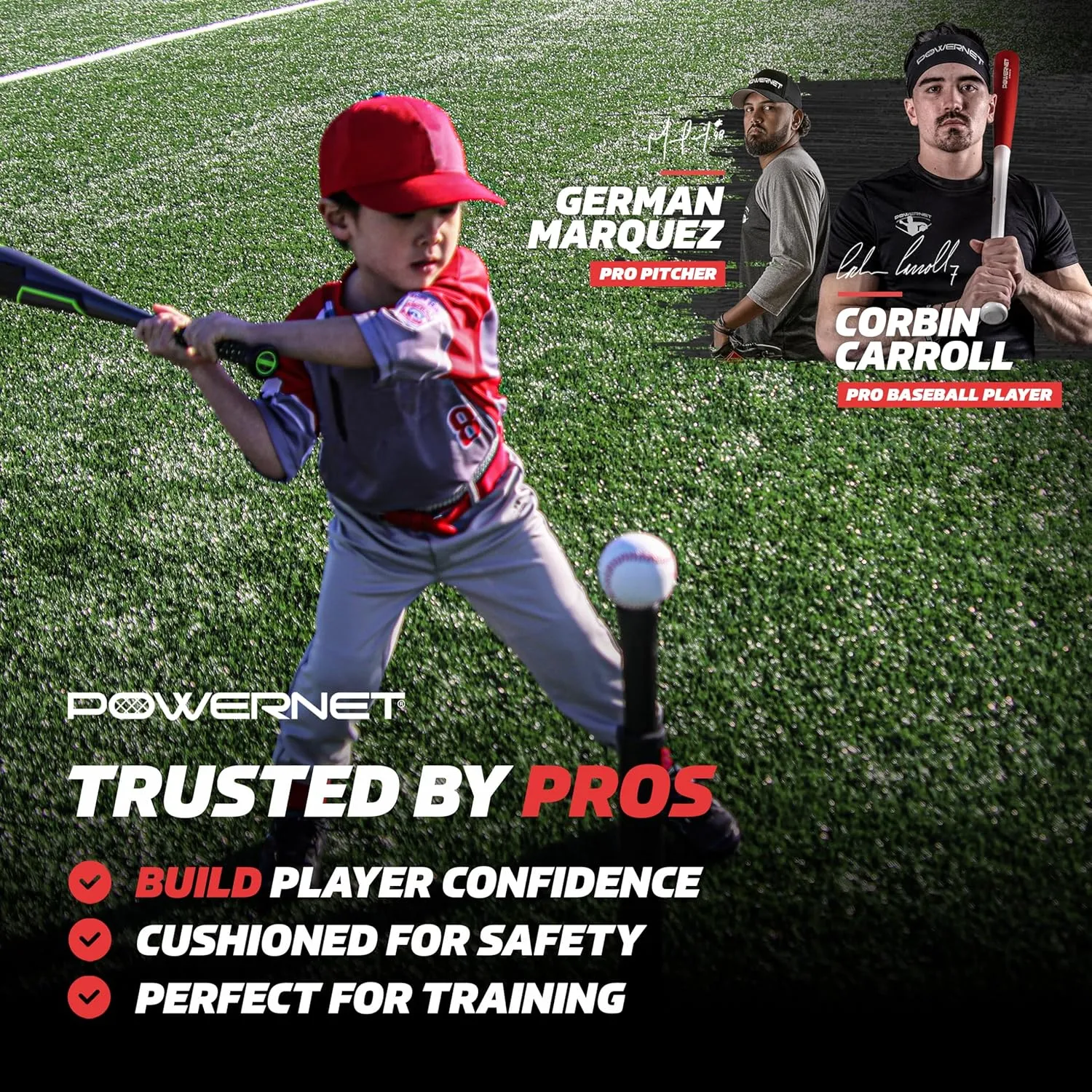 PowerNet Baseball Bundle, Padded Bucket with 24 Practice Baseballs or Flexi-Soft Training Balls, Portable Pitching & Batting Practice Equipment