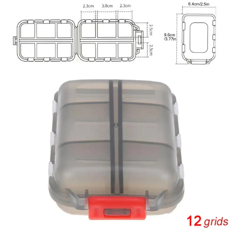Premium Portable 10-Grid Pill Organizer – Compact Medicine Holder for Vitamins, Fish Oils, and Tablets – Moisture-Proof, Eco-Friendly Wheat Straw Design, Travel-Friendly Storage Case