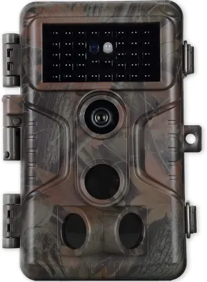 Professional Game & Deer Trail Camera with 100ft Night Vision 48MP Photo 1296P H.264 MP4 Video 0.1S Trigger Motion Activated Waterproof for Outdoor Wildlife Hunting & Home Farmlalnd Surveillance
