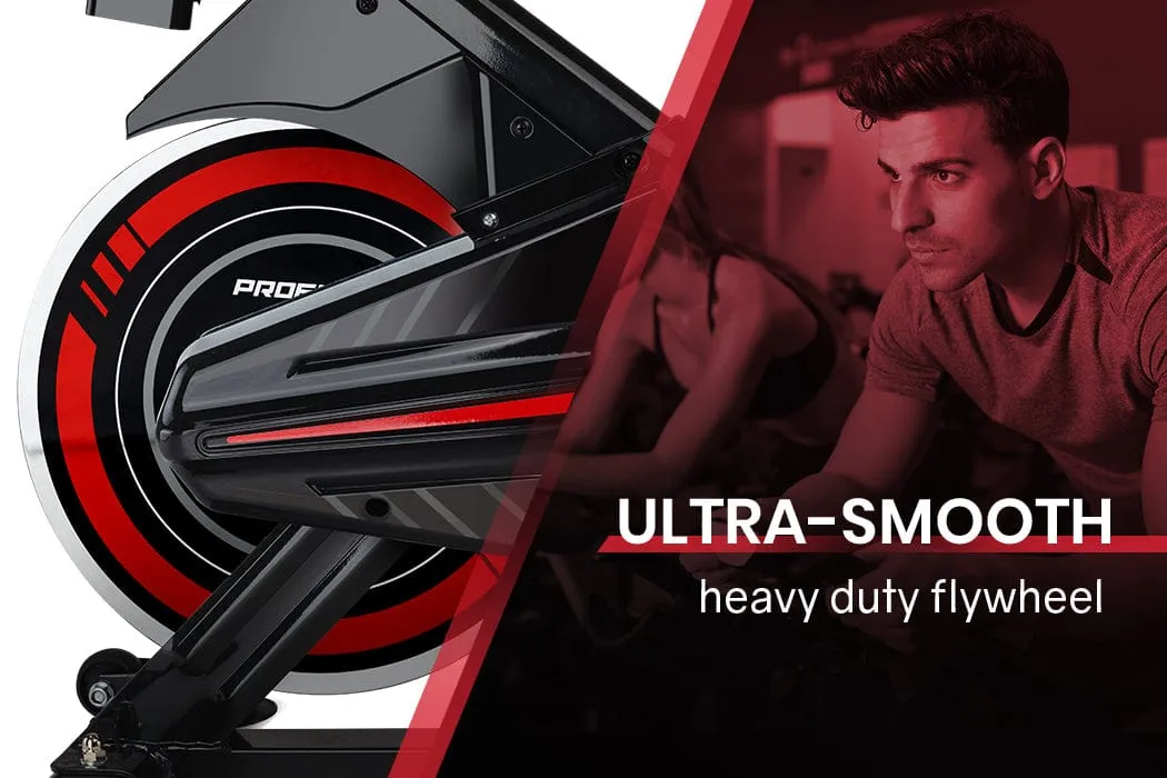 PROFLEX Commercial Spin Bike - Red [ONLINE ONLY]