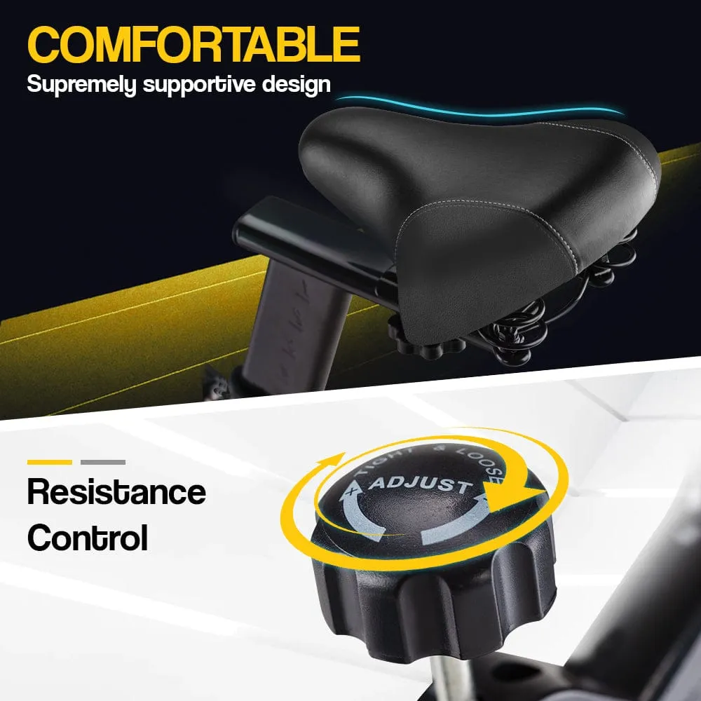 PROFLEX Commercial Spin Bike - Yellow [ONLINE ONLY]