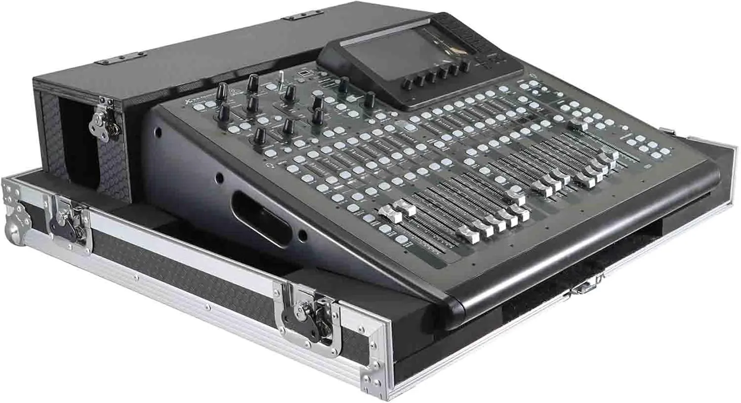 ProX XS-BX32CDHW ATA Digital Audio Mixer Flight Case for Behringer X32 Compact Console with Doghouse compartment and Caster wheels