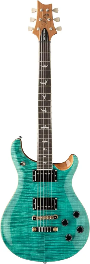 PRS Guitars 6 String SE McCarty 594 Electric Guitar, Turquoise with Gig Bag, Right, (111947::TU:)