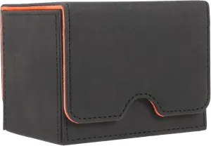 PU Card Decks Storage Box Durable Organizer for Trading Cards Dice Tokens Capacity Card Holder for Playing Game Cards for Nights
