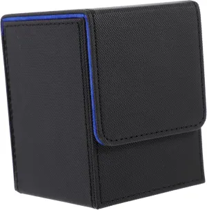 Pu Leather Trading Card Box Home Playing Card Case Large Capacity Compact Design