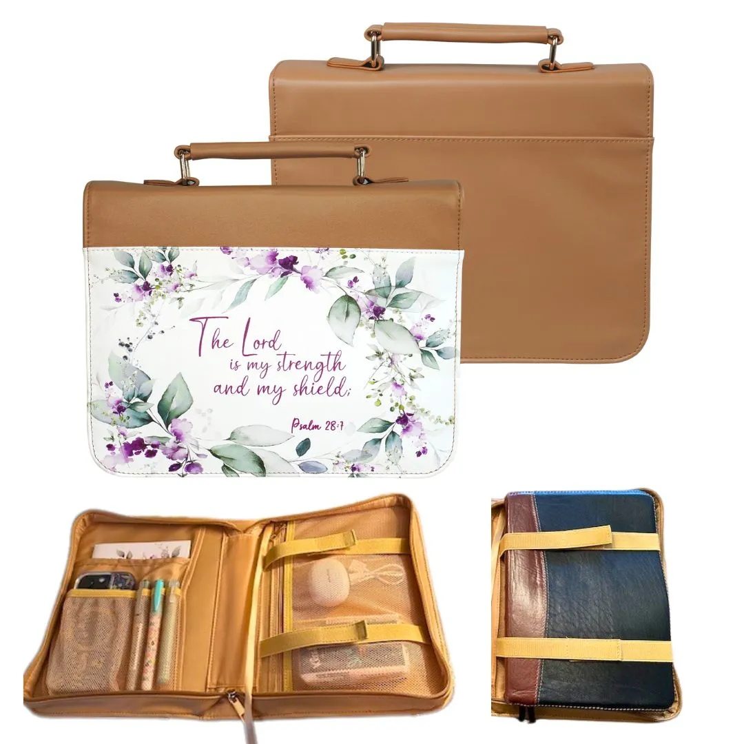 Purple Lavender Bible Carrying Case for Women