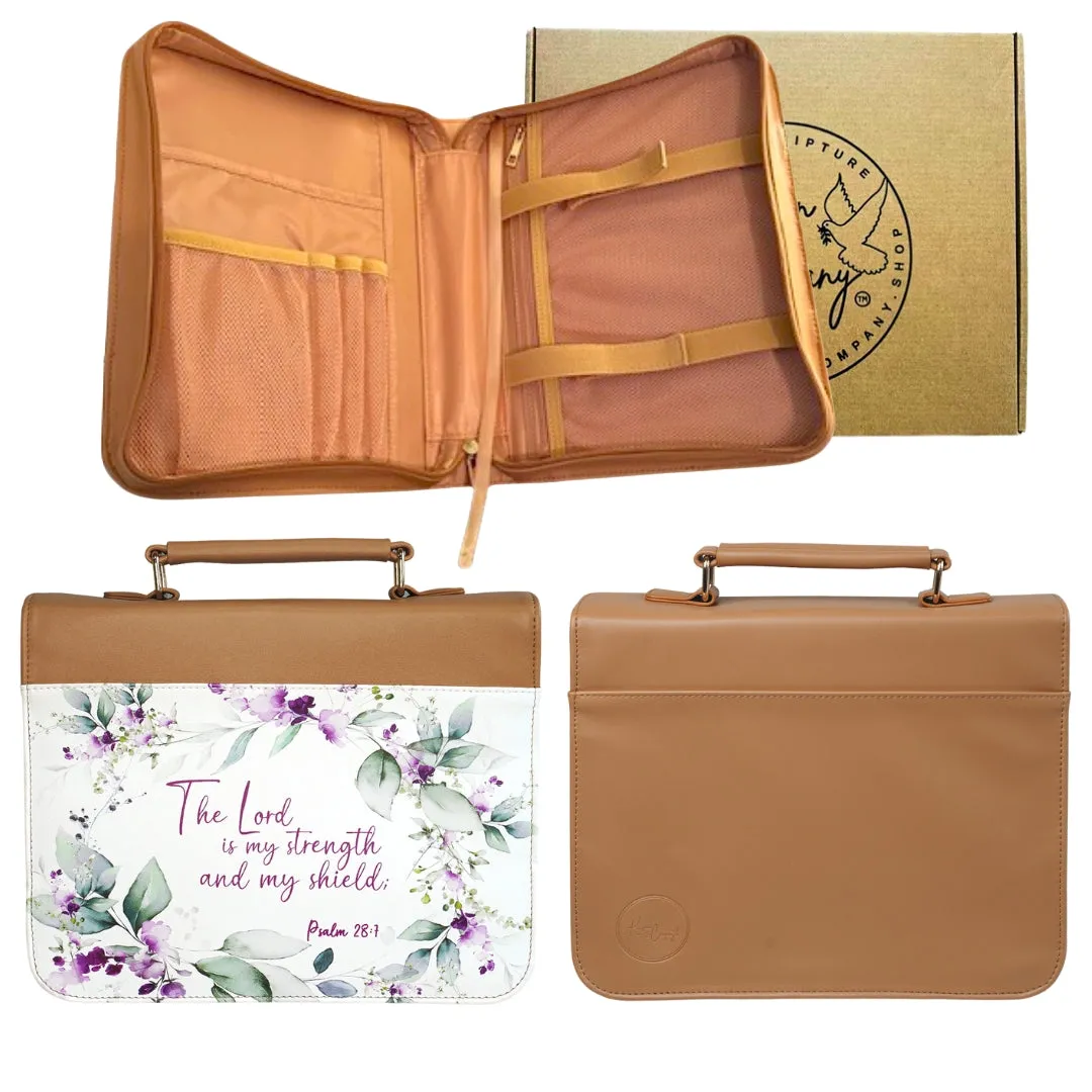 Purple Lavender Bible Carrying Case for Women