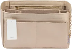 Purse Organizer Insert, Felt Purse Organizer with Zipper and Sewn Bottom Insert, Fit Speedy Neverfull Graceful,6 Sizes