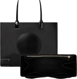 Purse Organizer Insert For Handbags,Bag Organizer Insert, Compatible with Alam BB and PM,Ella Tote,Telfar Medium, Book Tote M (Black, XXX-Large)