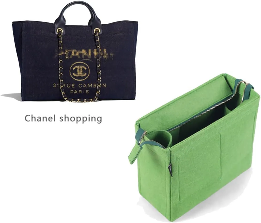 Purse Organizer Insert for shopping Large bag insert Organizer2086green-B