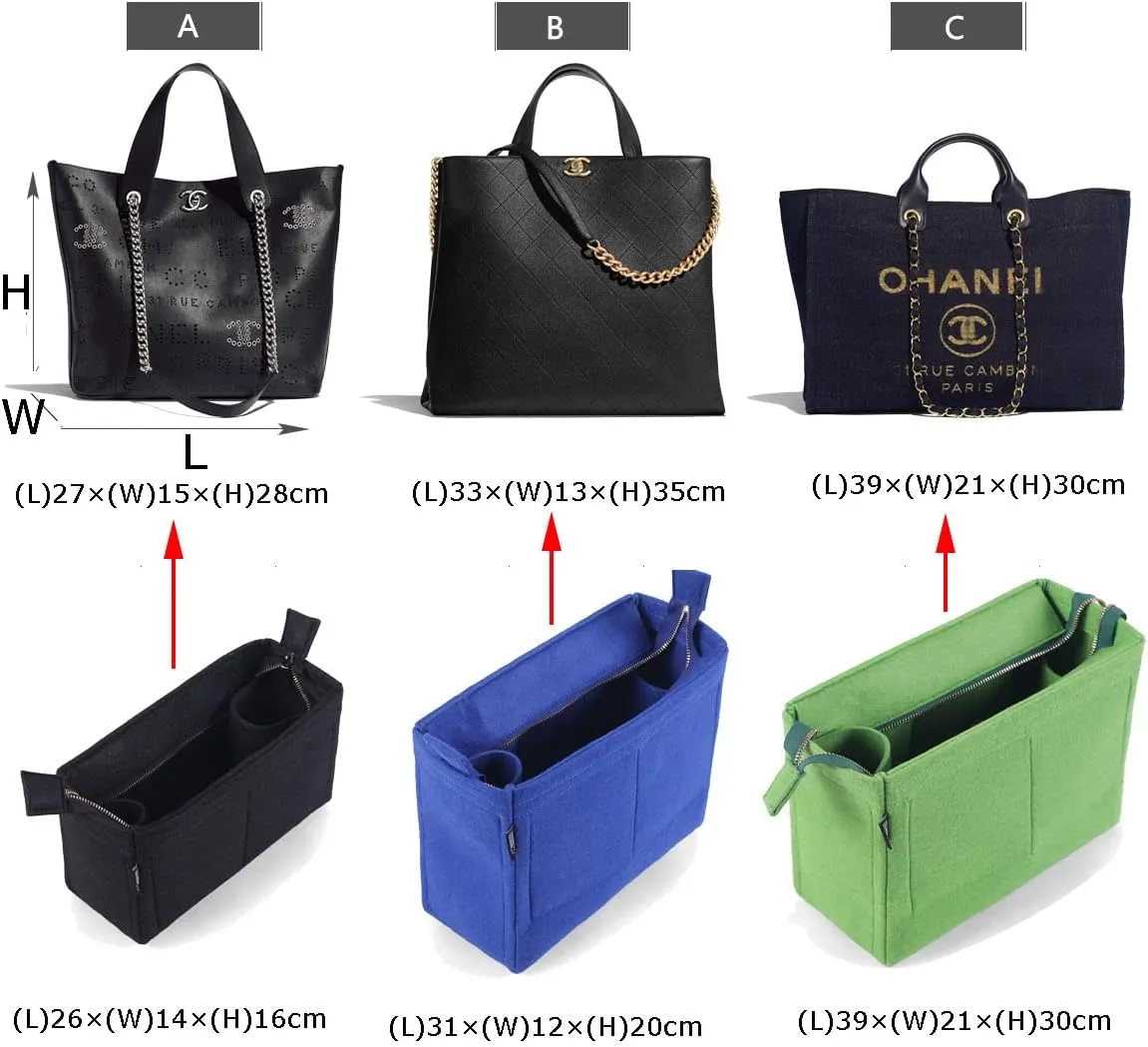 Purse Organizer Insert for shopping Large bag insert Organizer2086green-B