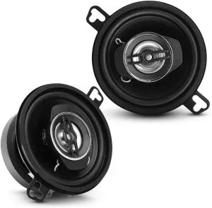 Pyle 2-Way Universal Car Stereo Speakers - 120W 3.5 Inch Coaxial Loud Pro Audio Car Speaker Universal OEM Quick Replacement Component Speaker Vehicle Door/Side Panel Mount Compatible - PL31BK (Pair)