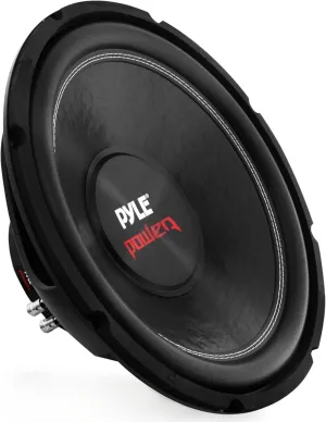 Pyle Car Subwoofer Audio Speaker - 8in Non-Pressed Paper Cone, Black Plastic Basket, Dual Voice Coil 4 Ohm Impedance, 800 Watt Power and Foam Surround for Vehicle Stereo Sound System - PLPW8D