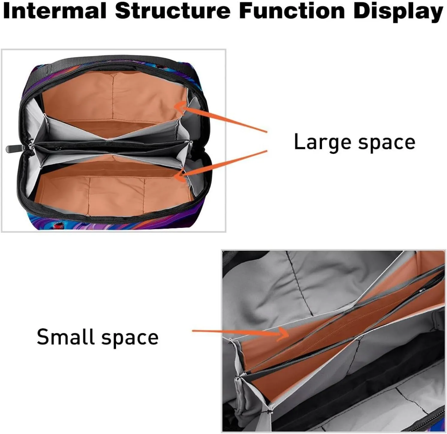 Race Cars on Bright the Racing Track Electronics Organizer, Cord Cable Storage Bag Waterproof for Home Travelling, Electronic Accessories Case for Charge Mouse USB SD Card Hard Drives