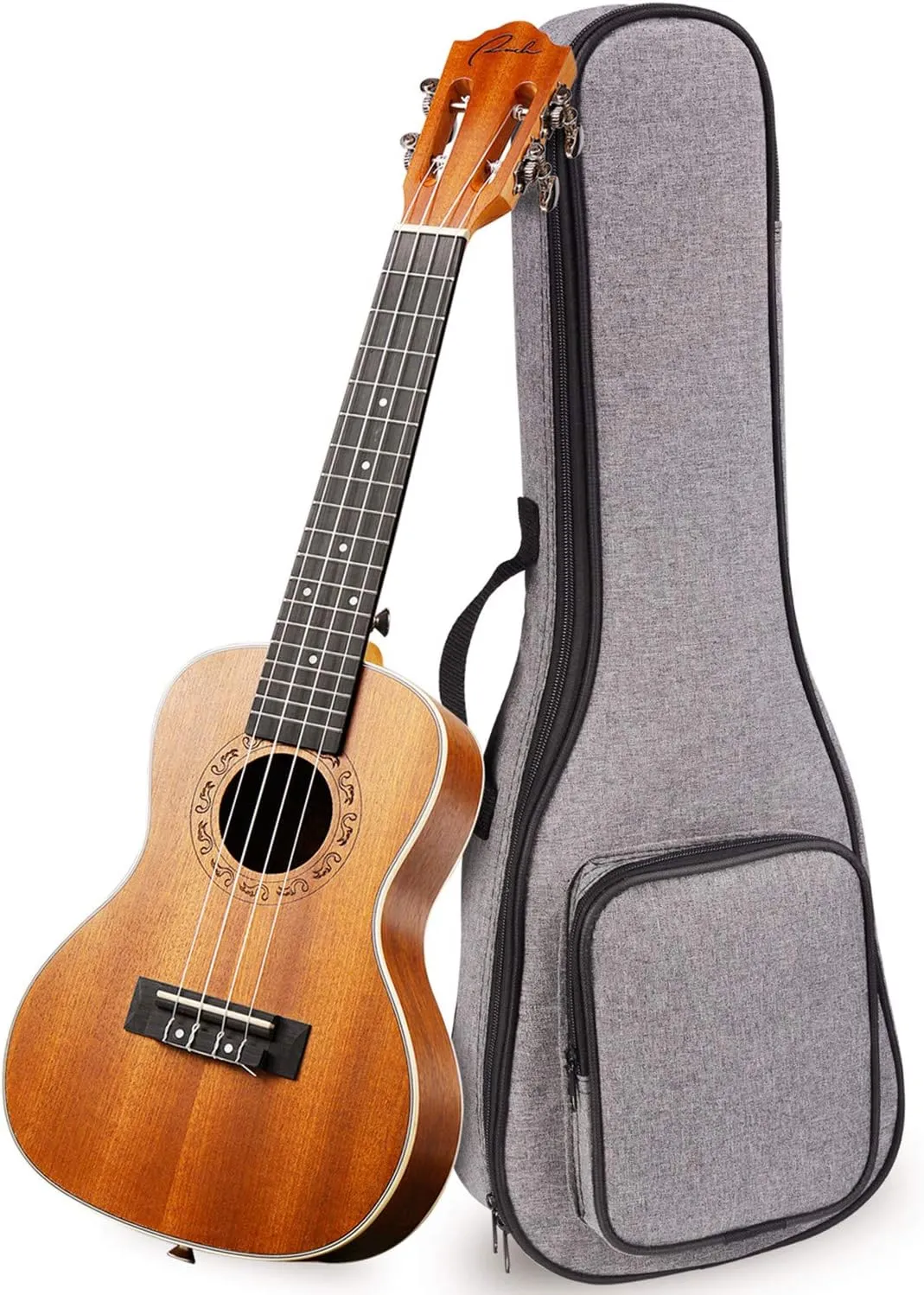 Ranch Concert Ukulele 23 inch Classical ukelele Instrument with Online 12 Lessons Professional Beginner Ukalalee Starter Pack Bundle Ukele Gig bag