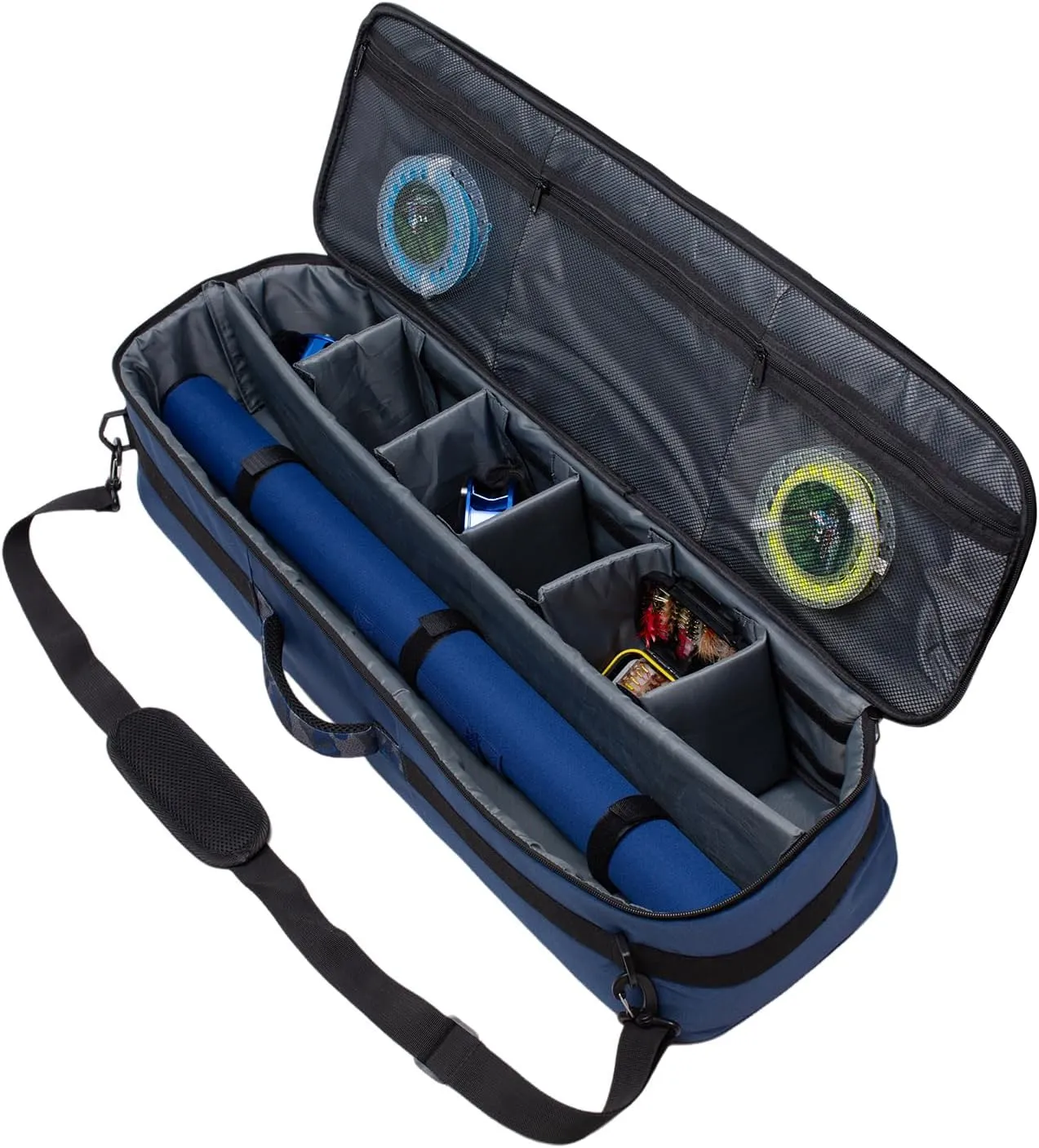 Raprance Fly Fishing Rod & Gear Case, Protection Storage Carry-On Gear Bag