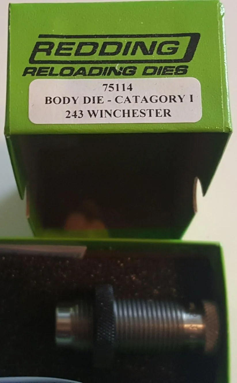 Redding Reloading Body Die - 243 Winchester, 75114