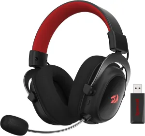 Redragon H510 PRO 3-Mode RGB Gaming Headset - 7.1 Surround Sound - 53MM Audio Drivers in Memory Foam Ear Pads w/Durable Fabric Cover- Multi Platforms Headphone - USB Powered for PC/PS4/NS