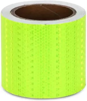 Reflective tape,Reflective Tape, 10 cm X 10 meters Outdoor Waterproof Reflector Conspicuity Adhesive Tape, Warning Safety Reflective Tape for Vehicles Trailers Boats Signs Trucks Cars Yachting(Bright